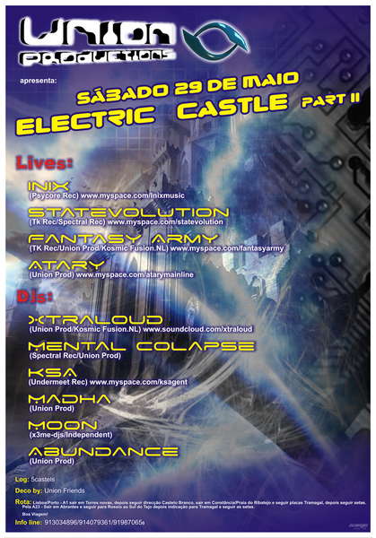 Electric Castle Partys 29 May 2010 Abrantes Tramagal Portugal Goabase à¥ Parties And People