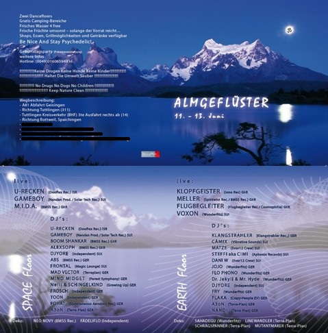 ALMGEFLÜSTER LIVE! U-RECKEN,KLOPFGEISTER;MELLER,GAMEBOY · 11 Jun '10, 21:00