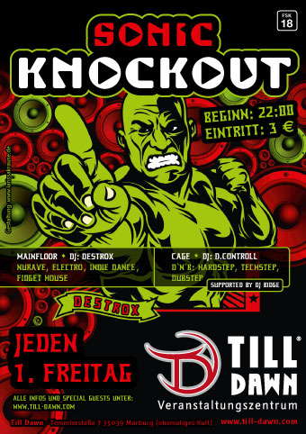 Party Flyer SONIC KNOCKOUT 2 Jul '10, 22:00