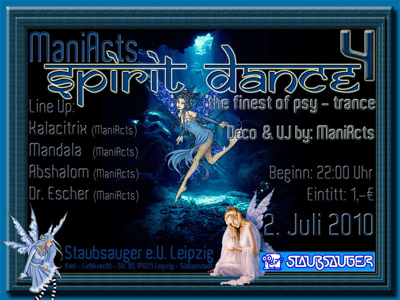 Spirit Dance 4 + B. Day - open air · 2 Jul '10, 22:00