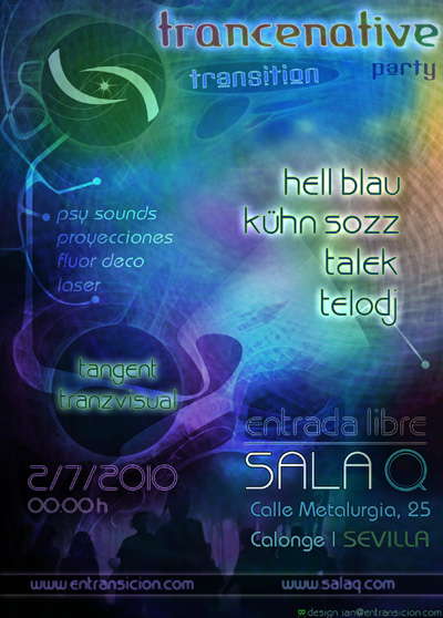 Party Flyer Trancenative 2 Jul '10, 23:30