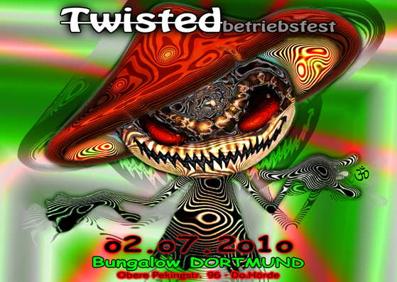 Party Flyer Twisted betriebsfest 2 Jul '10, 22:00