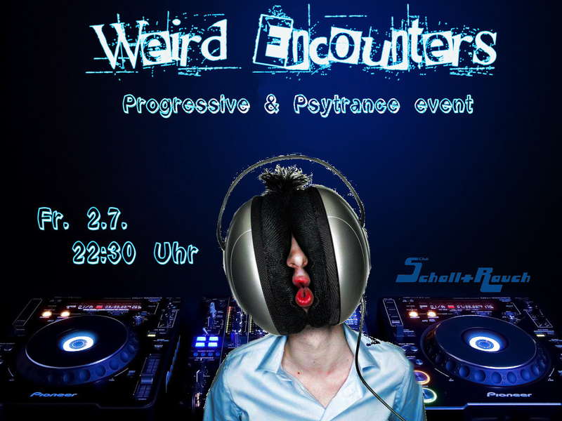 Party Flyer Weird Encounters 2 Jul '10, 22:30