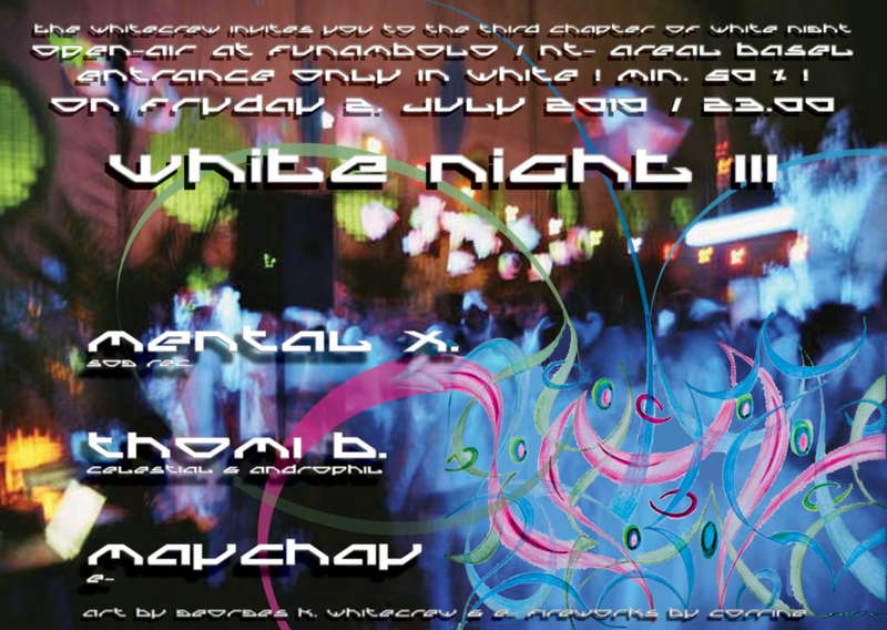 Party Flyer White Night III 2 Jul '10, 23:00