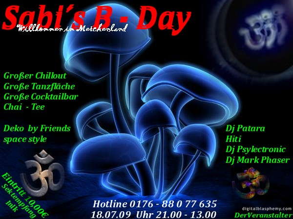 Party Flyer Märchen Wunderland (The Night of Dreams) 18 Jul '09, 21:00