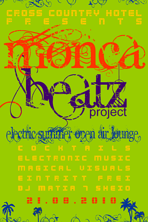 Party Flyer monca beatz project -electric Summer Open Air Lounge- 21 Aug '10, 21:00
