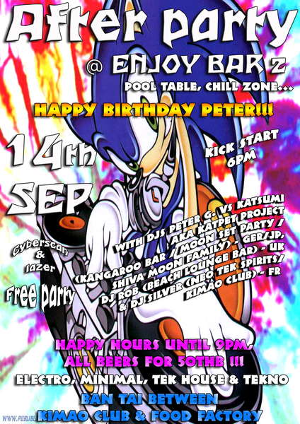 Crazy night -Birthday party- 14 Sep '10, 18:00