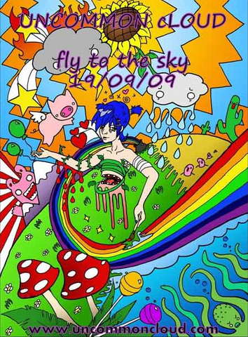 Party Flyer UNCOMMONCLOUD - Fly to the sky 19 Sep '09, 22:00