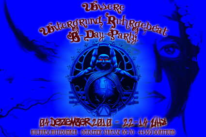 Party Flyer Untergrund-Ruhrgebeat B-Day-Party 4 Dec '10, 22:00