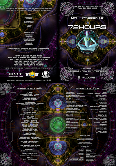 72 Hours (22 Live Acts & 50 Djs on 3 Floors!) · 23 Dec '10, 22:00
