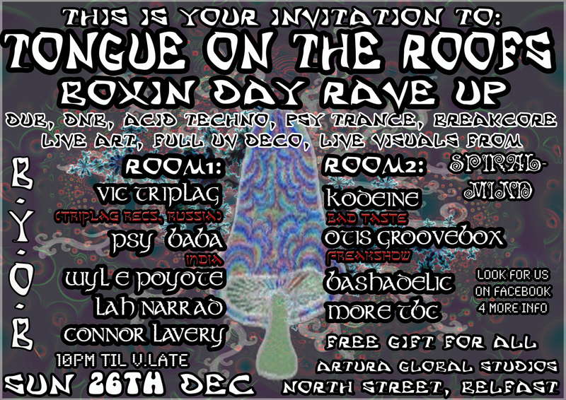 ToNgUe On The RooF'S BoXiN DaY RaVe Up · 26 Dec '10, 21:30