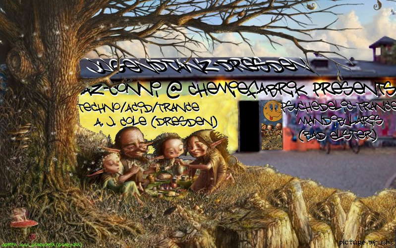 AZ-Conni e.V. präsentiert JuTa Techno-Psychedelic · 31 Mar 11, 22:00