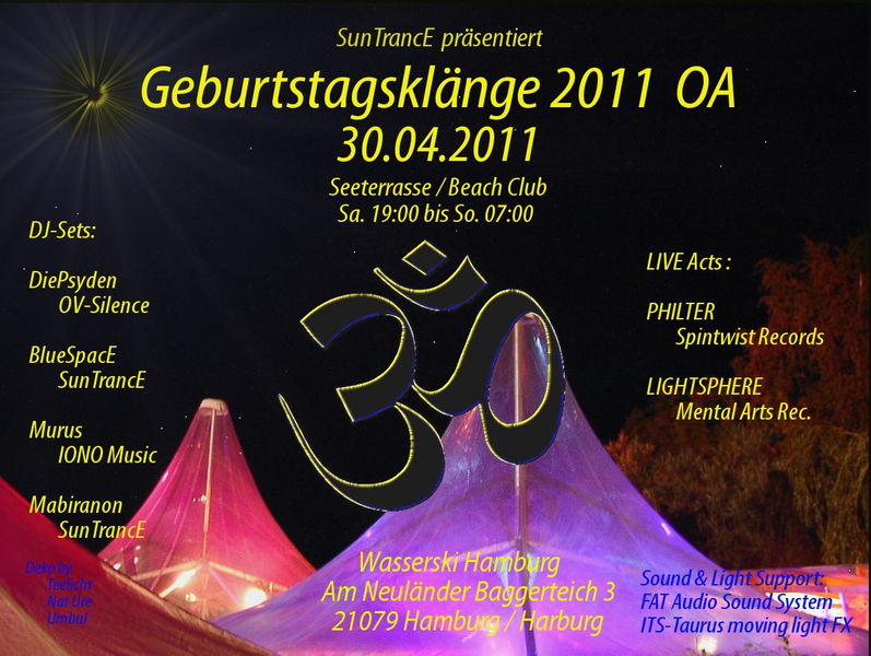 Geburtstagsklänge 2011 · 30 Apr '11, 19:00