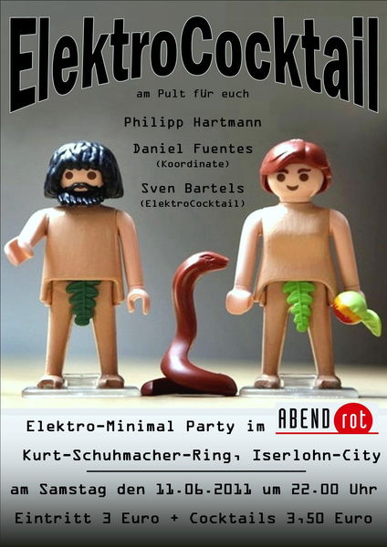 Party Flyer ElektroCocktail 11 Jun '11, 22:00