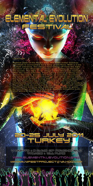 Party Flyer ELEMENTAL EVOLUTION 2011 20 Jul '11, 12:00