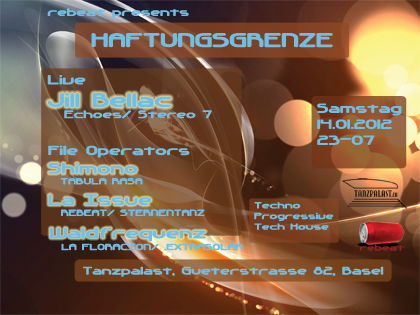 Party Flyer HAFTUNGSGRENZE 14 Jan '12, 23:00
