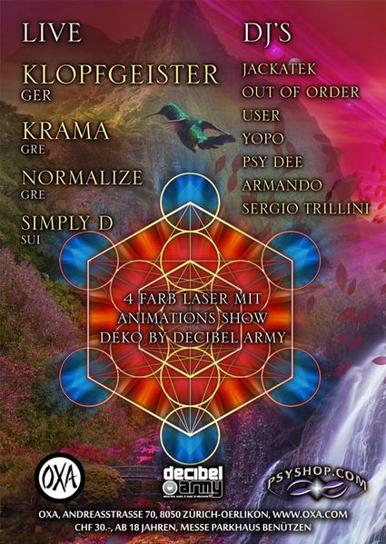 Party Flyer Goa Elements 4 Feb '12, 23:00