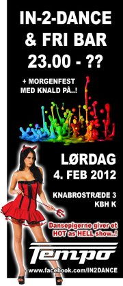 Party Flyer IN-2-DANCE 4 Feb '12, 23:00