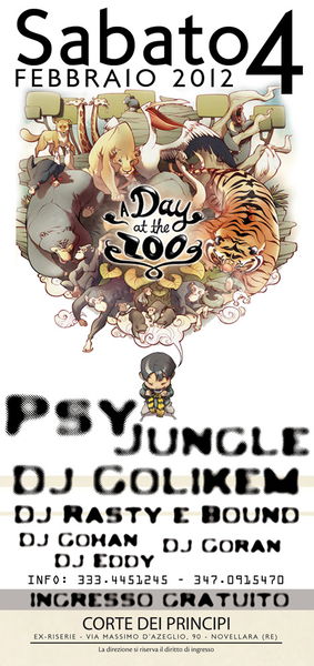 Party Flyer psy jungle 4 Feb '12, 23:00