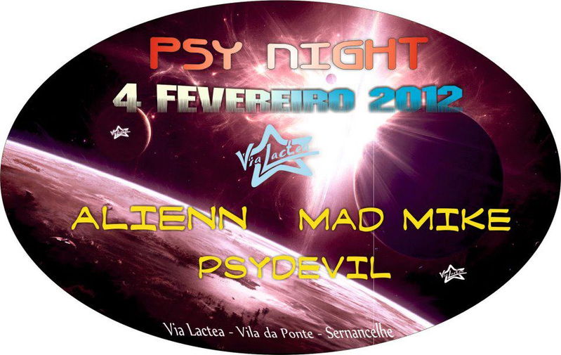 Party Flyer Psy Night 4 Feb '12, 23:00