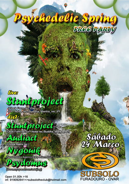 Party Flyer PSYCHEDELIC SPRING 24 Mar '12, 23:30