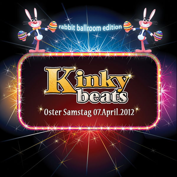 Party Flyer KINKY BEATS "Perfect Stranger & Julian Jeweil Live" 7 Apr '12, 23:00