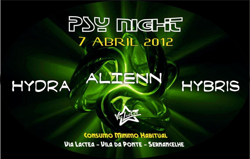 Party Flyer Psy Night 7 Apr '12, 23:00