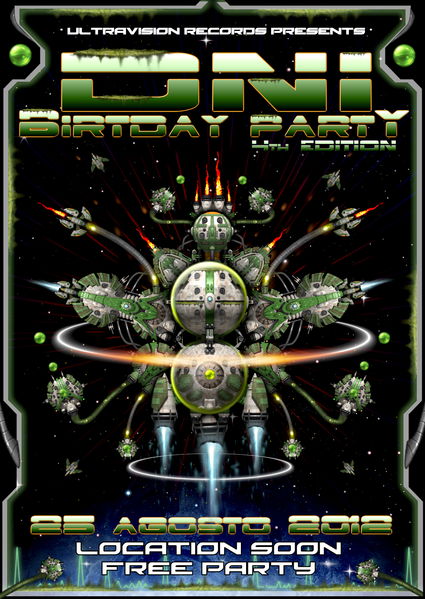 Party Flyer d.N.i Birthday Party V4 (4a Edicao) FREE PARTY 25 Aug '12, 23:30