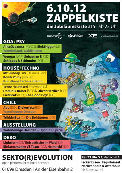 Zappelkiste#15 · 6 Oct '12, 22:00
