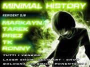 Party Flyer MINIMAL HISTORY - EVERY FRIDAY 26 Oct '12, 22:00