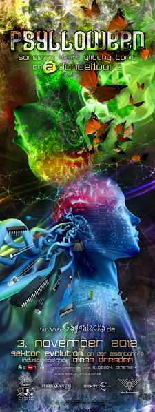 PSYLLOWEEN 2012 - Sangoma meets Glitchy.Tonic · 3 Nov '12, 22:00