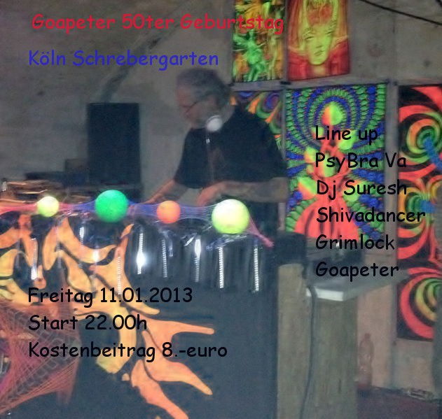 GOA PETERS 50ter GEBURTSTAG 11 Jan '13, 22:00