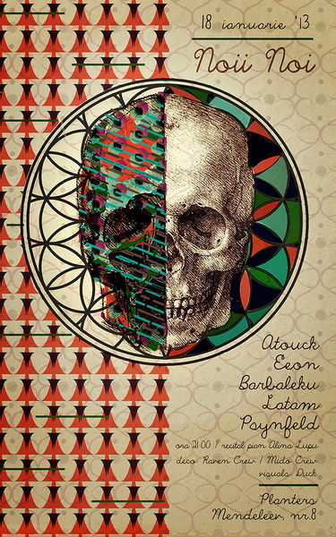 Party Flyer Noii Noi - Renastere party 18 Jan '13, 21:00