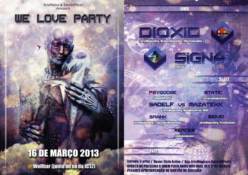 Party Flyer WE LOVE PARTY! 16 Mar '13, 23:30