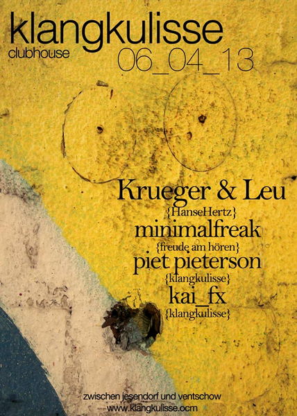 Party Flyer HanseHertz inne Klangkulisse 6 Apr '13, 22:00