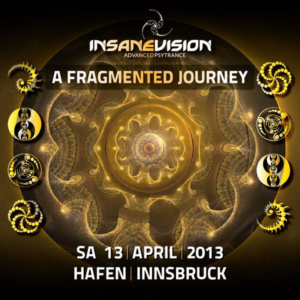 Party Flyer INSANE VISION pres. -A Fragmented Journey- KASHYYYK 4hLive 13 Apr '13, 21:00
