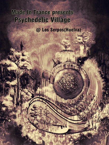Party Flyer Made In Trance Presents "Psychedelic Village" 19 Apr '13, 23:30