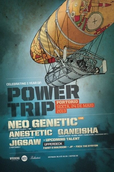 Party Flyer Power Trip 1st Anniversary@ Porto Rio 25 May '13, 23:30