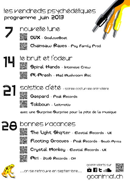 Party Flyer Les Vendredis Psychédéliques - 31 mai - Demain c'est le mois de joint 31 May '13, 22:00