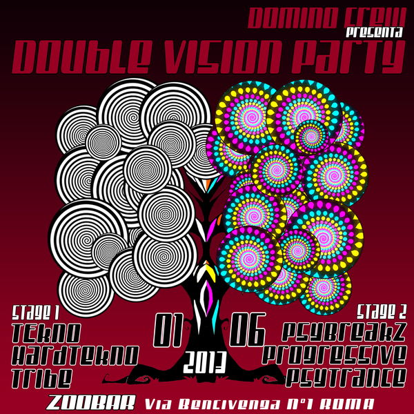Party Flyer DOUBLE VISION PARTY 1 Jun '13, 23:00