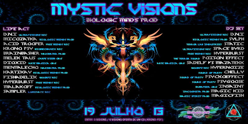 Party Flyer Mystic Vision 19 Jul '13, 23:30