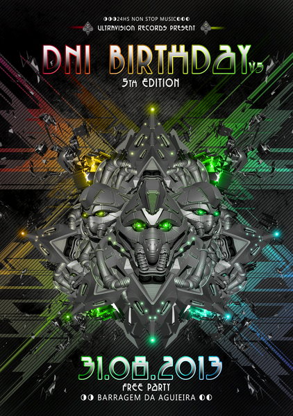 Party Flyer d.N.i Birthday party 5th Edition (5a Edicao) FREE PARTY 31 Aug '13, 18:00