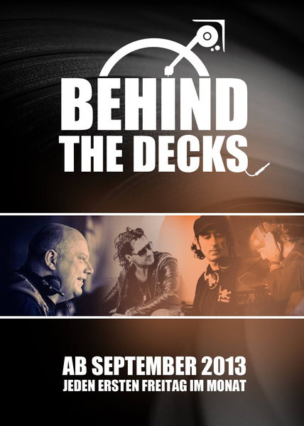 Party Flyer BEHIND THE DECKS präsentiert: Aerospace & friends 4 Oct '13, 23:00