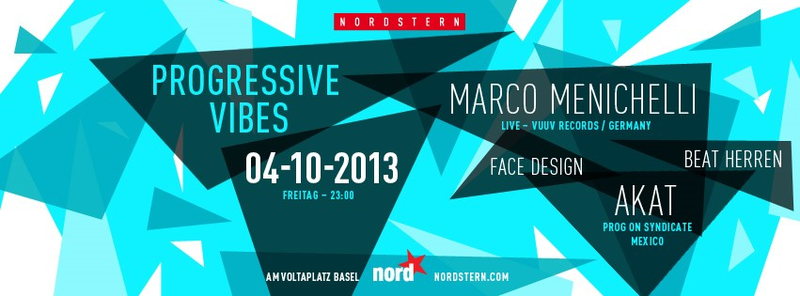 Party Flyer Progressive Vibes 4 Oct '13, 23:00