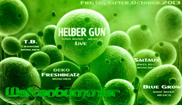 Party Flyer WELTENBUMMLER 11 Oct '13, 23:00