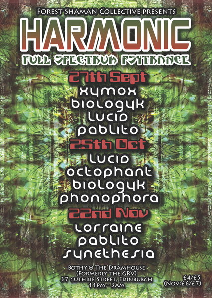 Party Flyer Harmonic Halloween 25 Oct '13, 23:00