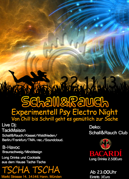 Party Flyer Schall & Rauch 22 Nov '13, 23:00