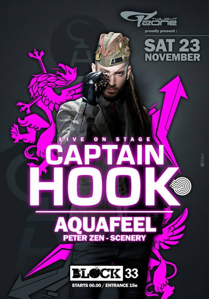 CAPTAIN HOOK - LIVE ON STAGE ! · 23 Nov '13, 23:30