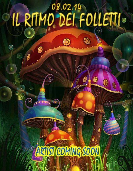Party Flyer IL RITMO DEI FOLLETTI - 08/02/14 @ PARMA 8 Feb '14, 23:00