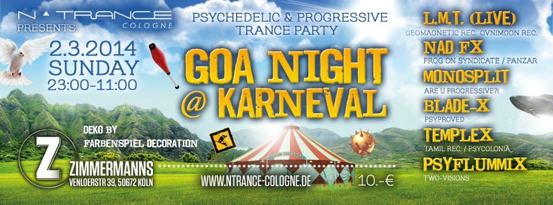 Goa Night @ Karneval 2 Mar '14, 23:00